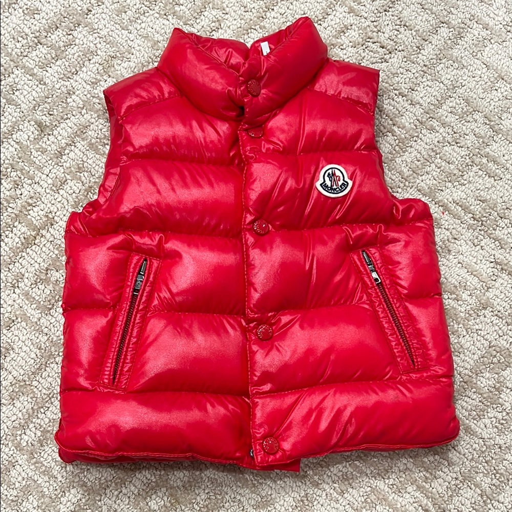 Moncler Red Puffer Vest